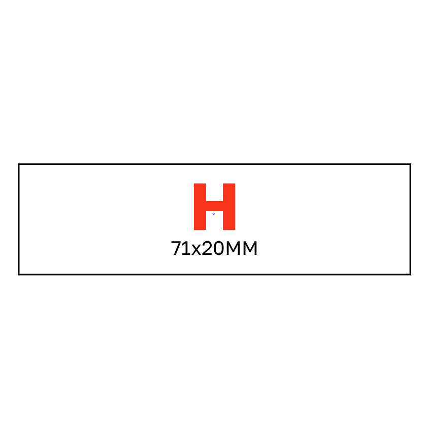 Sun Stamper | Model H | 71x20 MM