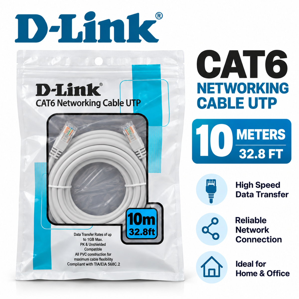 D-Link Patch Cable 10m