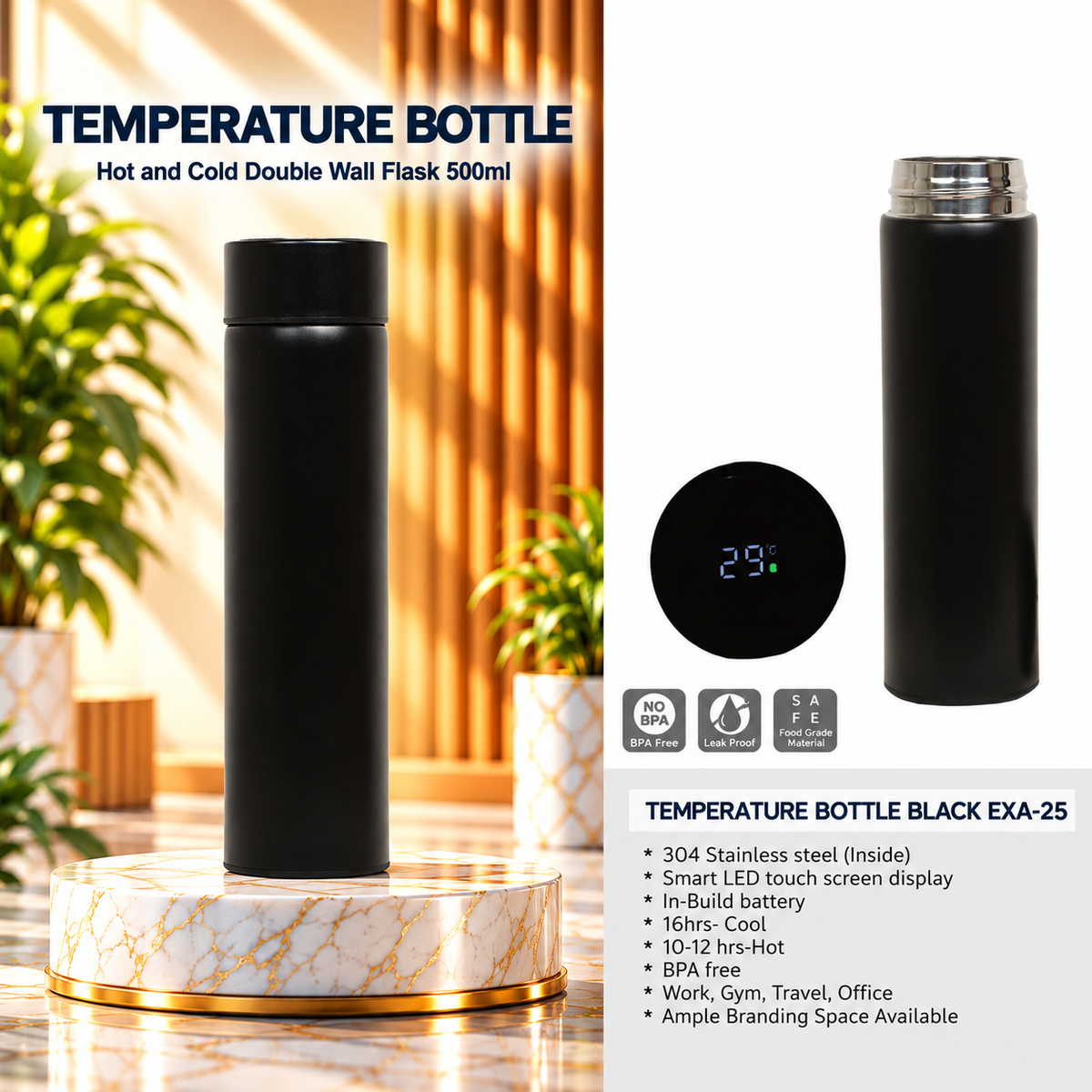 Bottle | Temperature Bottle | EXA-25