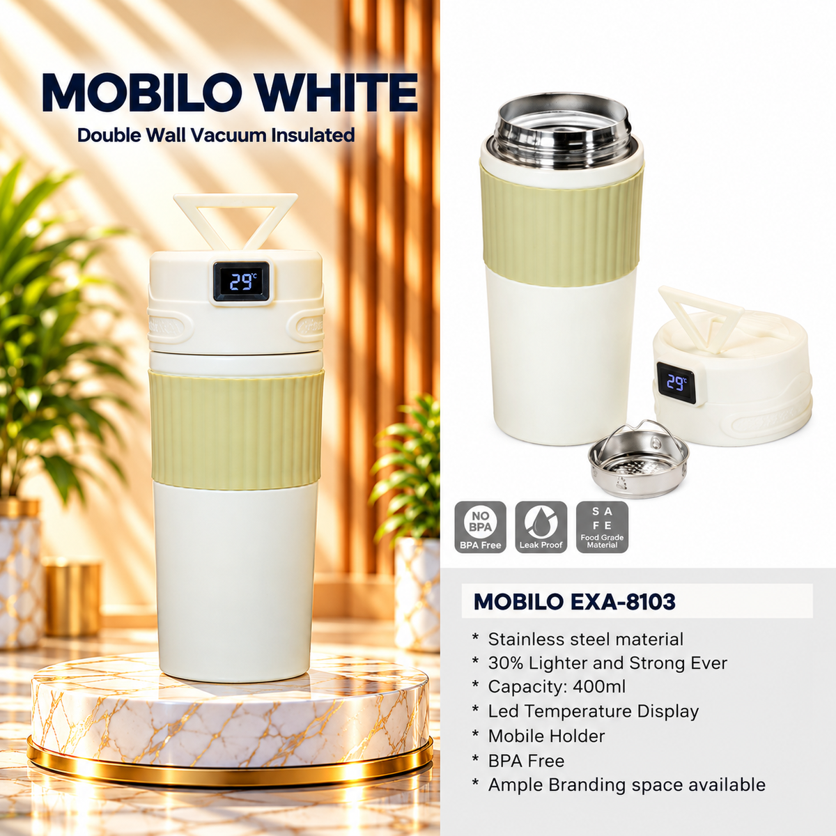 Bottle | Mobilo White | EXA-8103